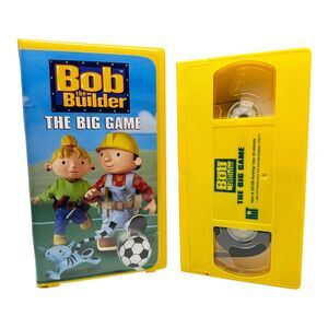 Bob the Builder - The Big Game - VHS - Clamshell Case